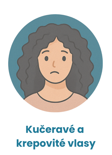 Kučeravé a krepovité vlasy