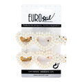 EUROSTIL A6 klip 2ks s perlami 8cm srdce