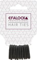 EFALOCK gumičky do vlasov pr. 15 mm čierne 10 ks