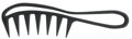 HAIR CARE hrebeň Wide-Tooth 19 cm