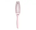 OLIVIA GARDEN Finger Brush Pastel Pink kefa na vlasy masážna 4-radová malá