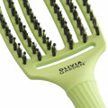 OLIVIA GARDEN Finger Brush Green Pistachio kefa na vlasy masážna 6-radová stredná