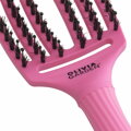 OLIVIA GARDEN Finger Brush Pink Granita kefa na vlasy masážna 6-radová stredná