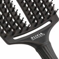 OLIVIA GARDEN Finger Brush Black kefa na vlasy masážna 8-radová velká