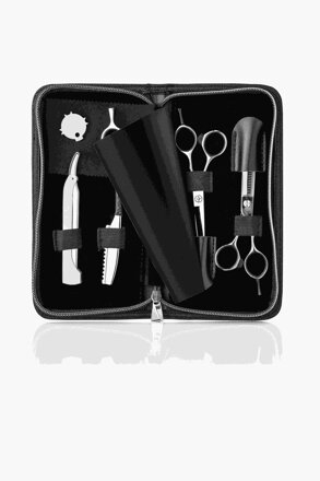 HAIR CARE set Lameo 5,5" nožnice + efilačné nožnice + zrezávač + britva