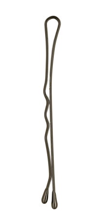 HAIR CARE sponky do vlasov zvlnené čierne 5 cm - 20 ks