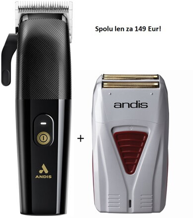 ANDIS 560901 LCA-1 Envy II Black + darček 1