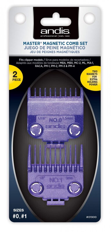 ANDIS 1900 Master Cordless Li magnetické násadce 2 ks - 1,5 a 3 mm ANDIS 1900 Master Cordless Li magnetické násadce 2 ks - 1,5 a 3 mm