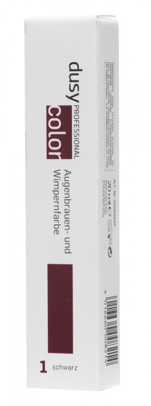 DUSY farba na obočie čierna č. 1 20ml DUSY farba na obočie čierna č. 1 20ml