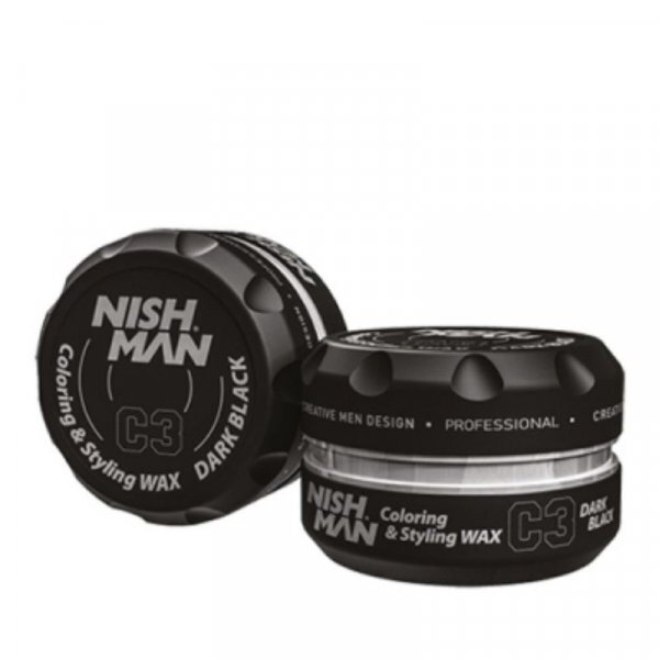 NISHMAN Hair Coloring Wax Black 100 ml NISHMAN Hair Coloring Wax Black 100 ml
