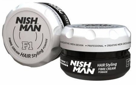 NISHMAN Hair Styling Fibre Cream Pomade F1 100 ml NISHMAN Hair Styling Fibre Cream Pomade F1 100 ml