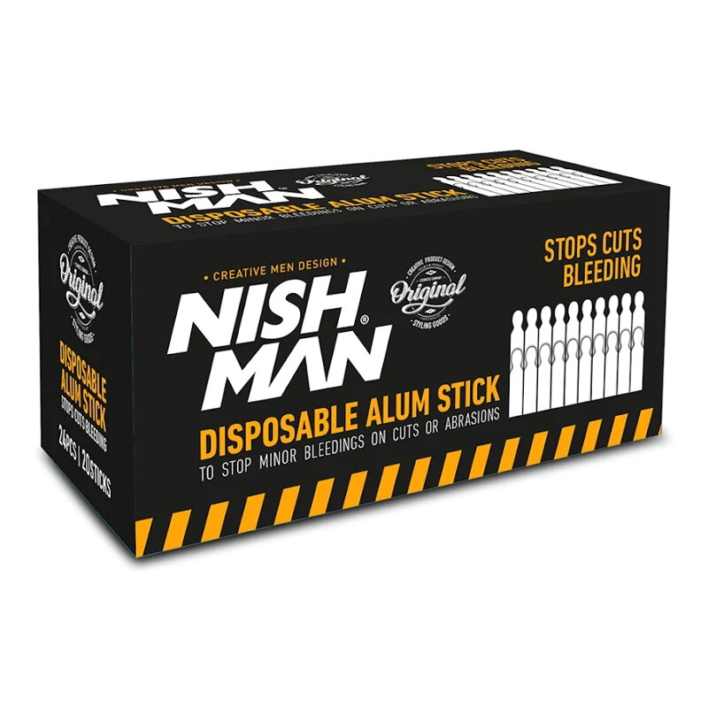 NISHMAN Disposable Alum Sticks 20x 24 ks NISHMAN Disposable Alum Sticks 20x 24 ks