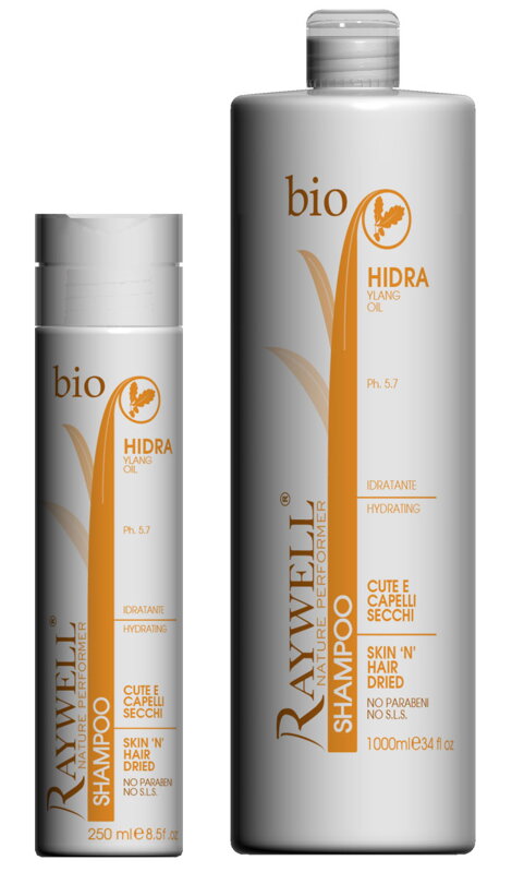 RAYWELL BIO šampón hydratačný na suchú pokožku hlavy a suché vlasy 250 ml RAYWELL BIO šampón hydratačný na suchú pokožku hlavy a suché vlasy 250 ml