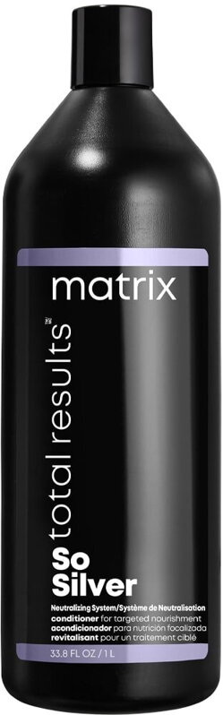 MATRIX So Silver neutralizujúci kondicionér na blond alebo sivé vlasy - 1000 ml MATRIX So Silver neutralizujúci kondicionér na blond alebo sivé vlasy - 1000 ml